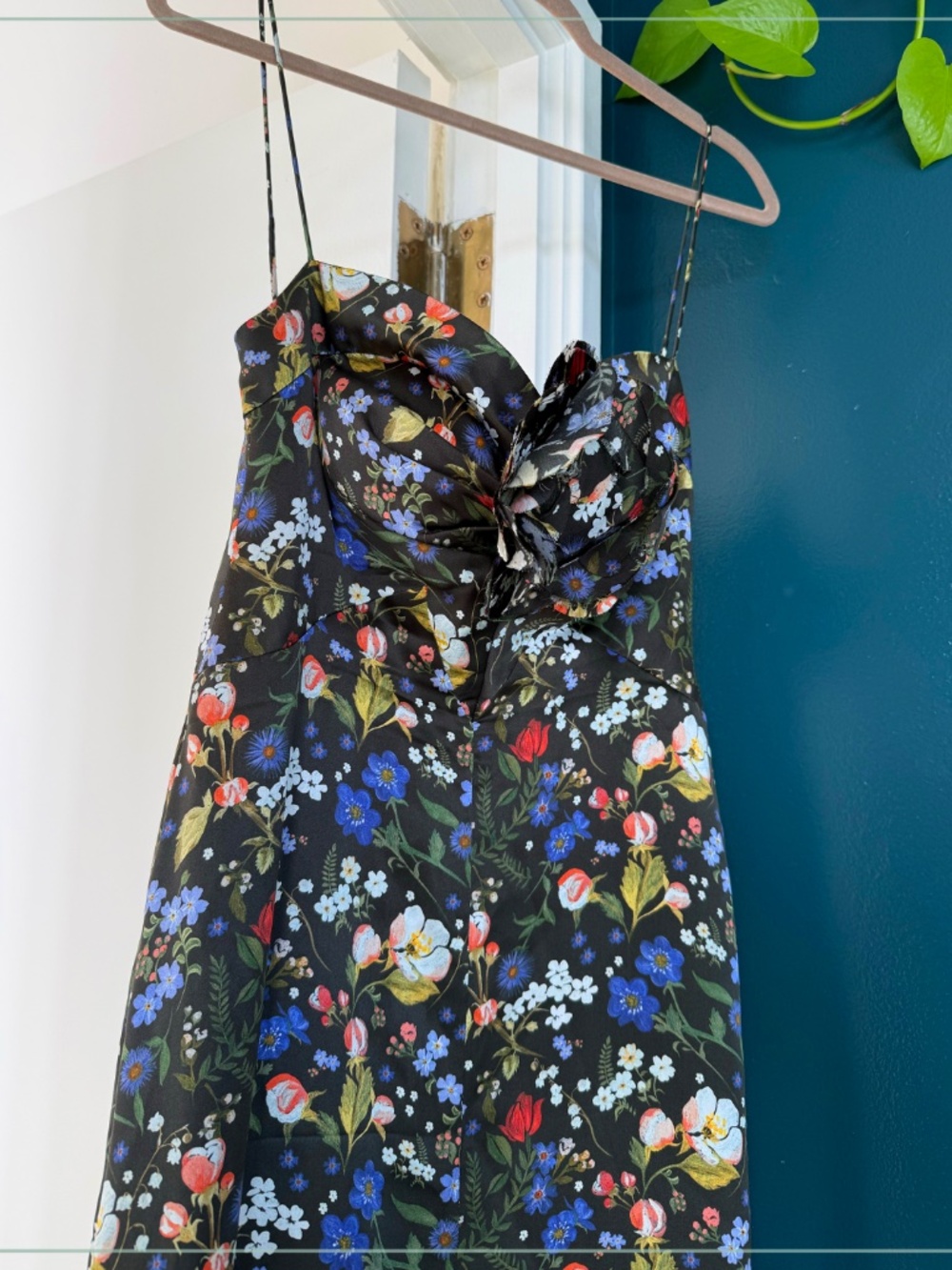 $2490 The Vampire’s Wife Paradise Road Liberty Silk Satin Runway Dress - Picture 14 of 14